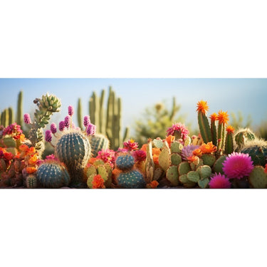 Colorful Cactus canvas